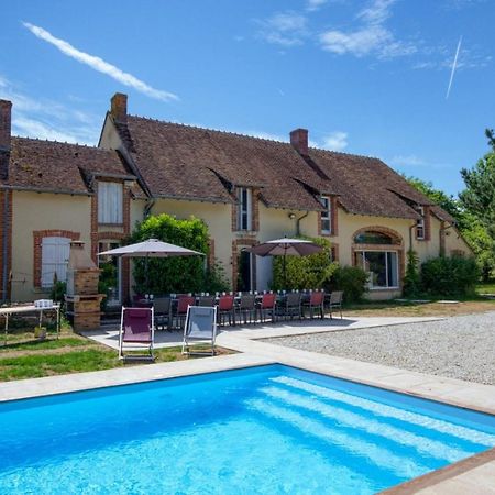 Crazy Villa Le Petit Belair 18 - Heated Pool - Foot - 2H Paris - 30P Aubigny-sur-Nère Exterior foto