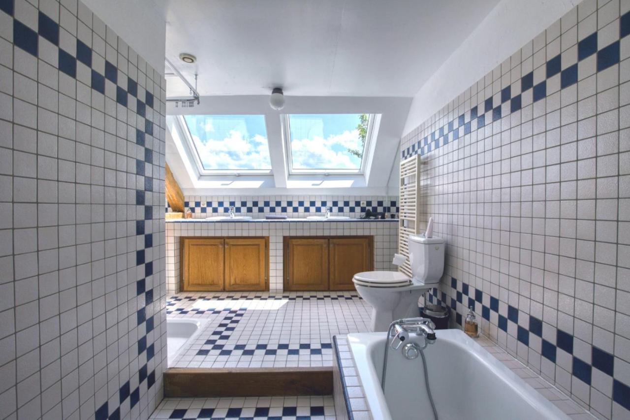 Crazy Villa Le Petit Belair 18 - Heated Pool - Foot - 2H Paris - 30P Aubigny-sur-Nère Exterior foto