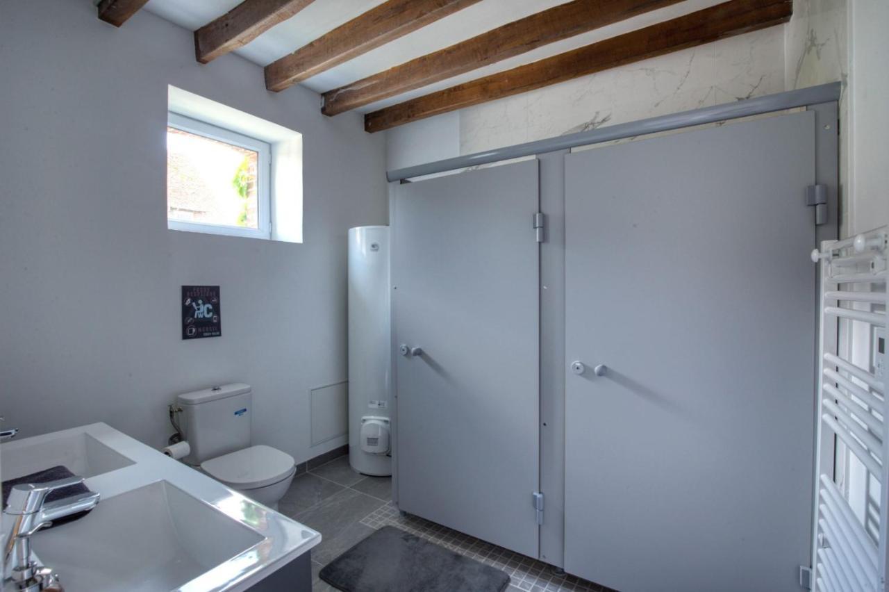 Crazy Villa Le Petit Belair 18 - Heated Pool - Foot - 2H Paris - 30P Aubigny-sur-Nère Exterior foto