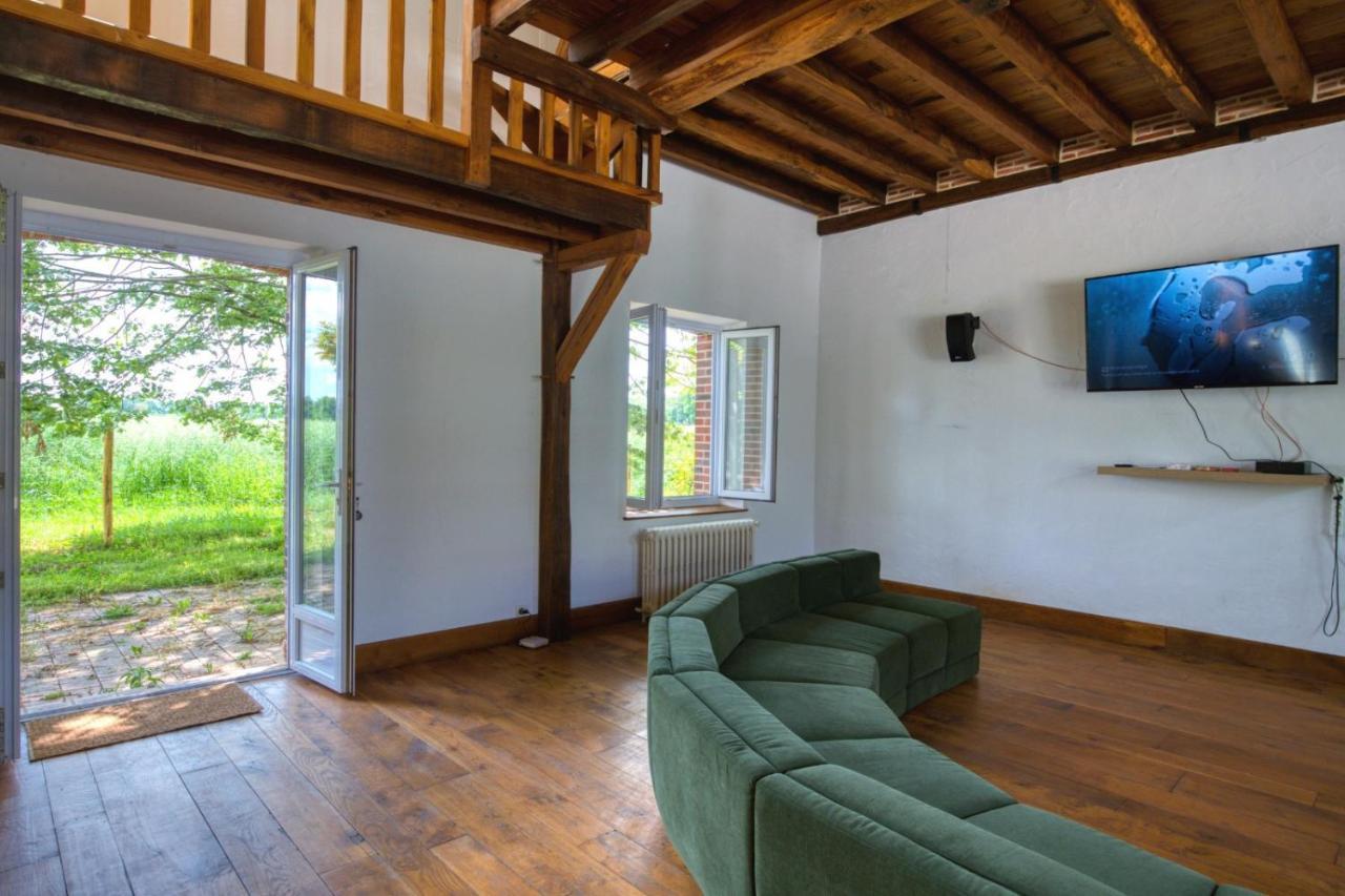 Crazy Villa Le Petit Belair 18 - Heated Pool - Foot - 2H Paris - 30P Aubigny-sur-Nère Exterior foto